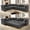 Grey, variant on 115.3'' Sleeper Sofa Bed King, Velvet Chesterfield Pull Out Couches, Black,L-Shaped Sofa with Rolled Arms & Button Tufted, Oversized 6-Seater Convertible Couches for Living Room, Apartment, 4 Pillows