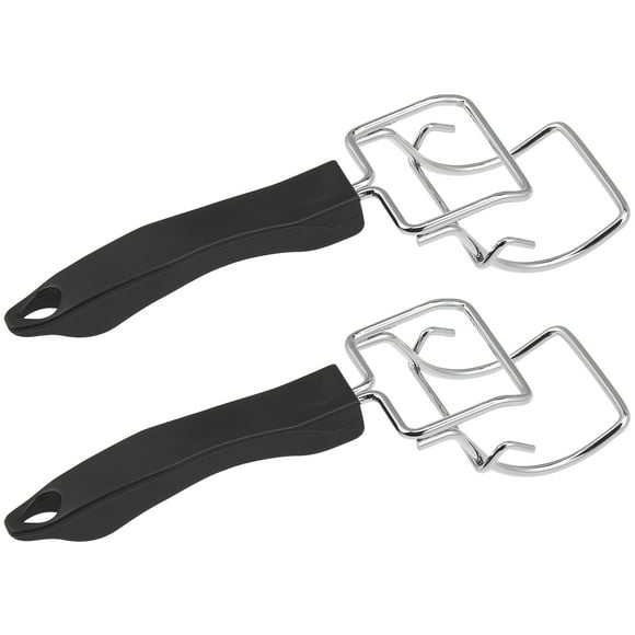 2 pinzas para horno resistentes a quemaduras, pinzas para bandejas calientes, pinzas para bandejas calientes, extractor de rejillas para horno.