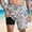 Gray, variant on LPZOOGU Mens Swim Trunks 5 Inch with Compression Liner Bathing Suit Quick Dry Beach Swim Shorts Lightweight Pockets