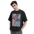 thumbnail image 4 of Spider-Man Men's Vintage Washed Drop Shoulder Short Sleeve T-Shirt, 4 of 7