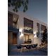 thumbnail image 5 of Aplique de pared LED moderno de 10 W con carcasa de aluminio, resistente al agua IP65, iluminación superior/inferior, blanco cálido de 3000 K para uso interior/exterior (blanco), 5 of 5