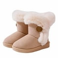 thumbnail image 3 of REDARER Winter Girls Boots for Kids Soft Sole Warm Lined Children Boot Shoes with Adjustable Closure for Outdoor Activities,Winter Boots,Girls Boots,Size:9-9.5 Years, 3 of 7
