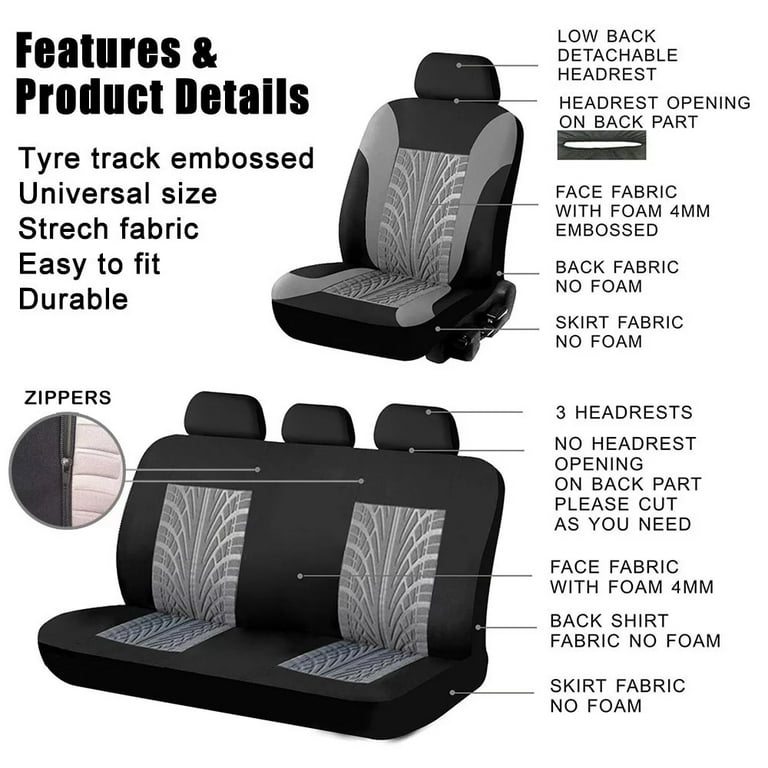 Four Seasons Car Chair Seat Cushion Boy Full Set of Front/rear