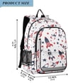 thumbnail image 2 of FORMRS Unisex School Backpack 17" Student Travel Bag with Laptop Compartment, American Rocket Pattern, 2 of 7