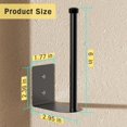 thumbnail image 3 of 2 Pack Hat Holder and Hat Rack for Baseball Caps - Hat Rack For Baseball Cap With Adhesive and Drilling Options for Closet, Door, or Bedroom (Black), 3 of 9