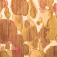 thumbnail image 1 of Ahgly Company Indoor Square Abstract Orange Contemporary Area Rugs, 3' Square, 1 of 1