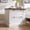 Antique White, variant on 30" Nightstand with Station, Large End Table with 2 Big Drawers, Wooden Side Table Bedside for Bedroom, Living Room, Light Rustic Oak