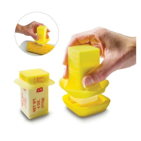 

FusionBrands ButterEasy Silicone Butter Spreader - Holds Spreads & Stores