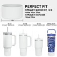thumbnail image 2 of Funda protectora de silicona para Stanley Quencher H2.0 de 40 a 20 oz, 2 of 7