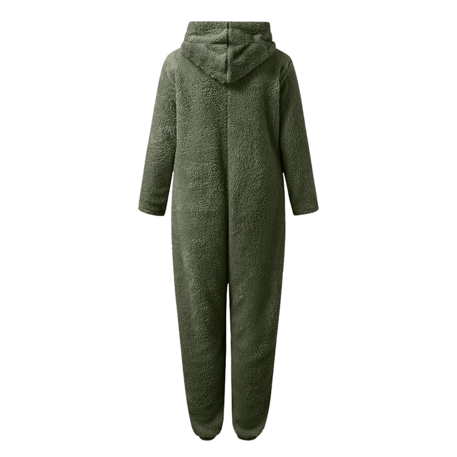 WOYY Big Girls Hooded Onesie Cute Soft Warm Zipper Jumpsuit Romper, Sizes 7-8