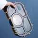 thumbnail image 5 of Matsuzay Fiambrera de acero inoxidable PP PS, contenedores de almacenamiento de alimentos para Picnic, cajas de horno microondas Bento con tapa sellada cartulina Azul marino, 5 of 6