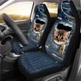 thumbnail image 3 of Speravity 2 uds fundas antideslizantes para asiento de coche Planet Space Sloth Cat fundas de asiento protectores de asiento de coche de viaje Ventana automotriz Speravity VI011390-00, 3 of 6