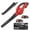 Red, variant on Cordless Leaf Blower, 20V Handheld Electric Leaf Blowers with 2 x Battery & Charger, 2 Speed Mode, 320CFM 165MPH, Lightweight Battery Powered Leaf Blowers for Leaf/Snow/Dust Blowing