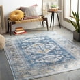 thumbnail image 3 of Surya Amelie AML-2315 94x122" Rectangle Chenille Rug in Dark Blue/Olive, 3 of 9