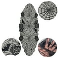 thumbnail image 6 of Halloween Table Runner,Fall Table Runner,Halloween Decorations Indoor for Kitchen Dining Table,Halloween Cobwebs Pumpkin Black Lace Table Runner for Long Table Round Table Or Candlestick Decor, 6 of 6