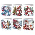 thumbnail image 1 of Kit Tarjetas Pintura Con Diamantes Imitación DQrwqpou 6 Uds Regalos Navidad, 1 of 9