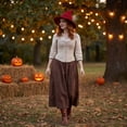 thumbnail image 3 of Breathable Halloween Pointed Wide Brim Witch Hat, Versatile Wizard Costume Accessory, Suitable for Halloween Parties, Festive Events and Holiday Outfits Wine, 3 of 7