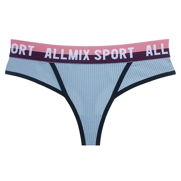 Lingerie For Women Women's Panties Sports Striped Low Waist Seamless  Minimalist Thong M-XL Underwear Women 