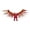 Red, variant on 3D Printed Articulated Griffin Mythical Creature Figurine Majestic Winged Beast Sculpture for Fantasy Desktop Decoration Red