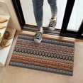 thumbnail image 2 of Bohemian Retro Floral Non-Slip Entryway Door Mat,Boho Indoor Decor Durable Low Plush Door Mat,Washable Welcome Rug for Patio Hallway Home Decor 16x24 Inches, 2 of 7