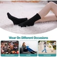 thumbnail image 5 of Womens Fuzzy Socks Cozy Fluffy Winter Cabin Slipper Warm Soft Microfiber Plush Home Sleeping Socks, 5 of 12