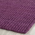thumbnail image 5 of Safavieh Natural Fiber Levi Solid Area Rug, Purple, 6' x 6' Square, 5 of 13