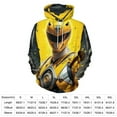 thumbnail image 2 of Power Rangers Unisex Sweatshirts Loose Pullover Sweater Hooded Hoodie 3D Printing Jacket Winter Fall Clothes L, 2 of 7