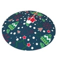 thumbnail image 2 of Kll 36" Christmas Tree Skirt Christmas Xmas Tree Skirts Mat For New Year Xmas Holiday Party Indoor Outdoor Home Decoration, 2 of 9