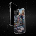 thumbnail image 6 of DistinctInk Hybrid (Acrylic / TPU) Clear Slim Fit Case for Apple iPhone 12 MINI (5.4" Screen) - "Colorful Urban Masterpiece: Bursting Life on Concrete Canvas", 6 of 8