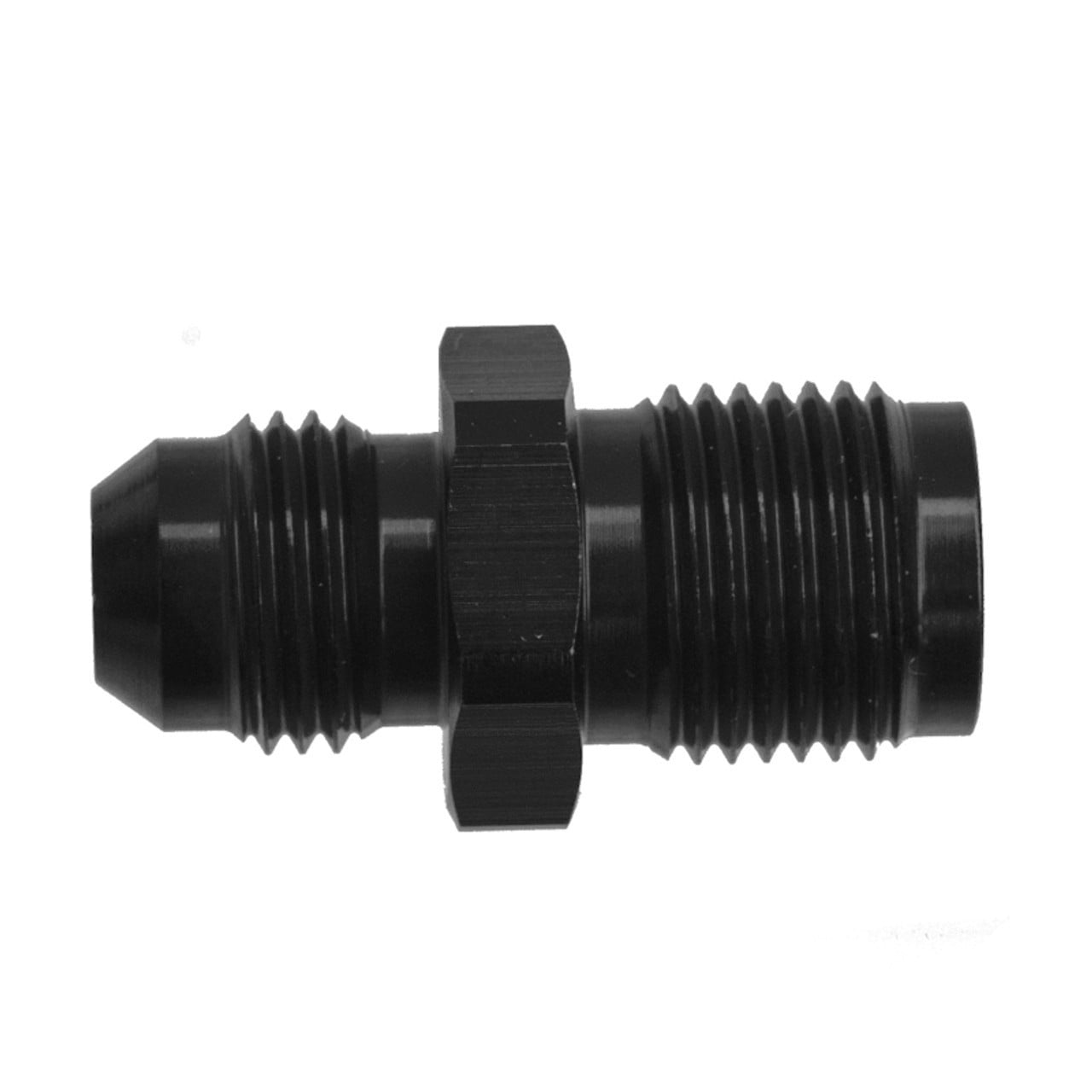 Red Horse Performance 5060-06-2 RHP5060-06-2 -06 AN MALE TO 5/8-18 INVERTED FLARE PUMP/FUEL LINE ADAPTER - BLACK