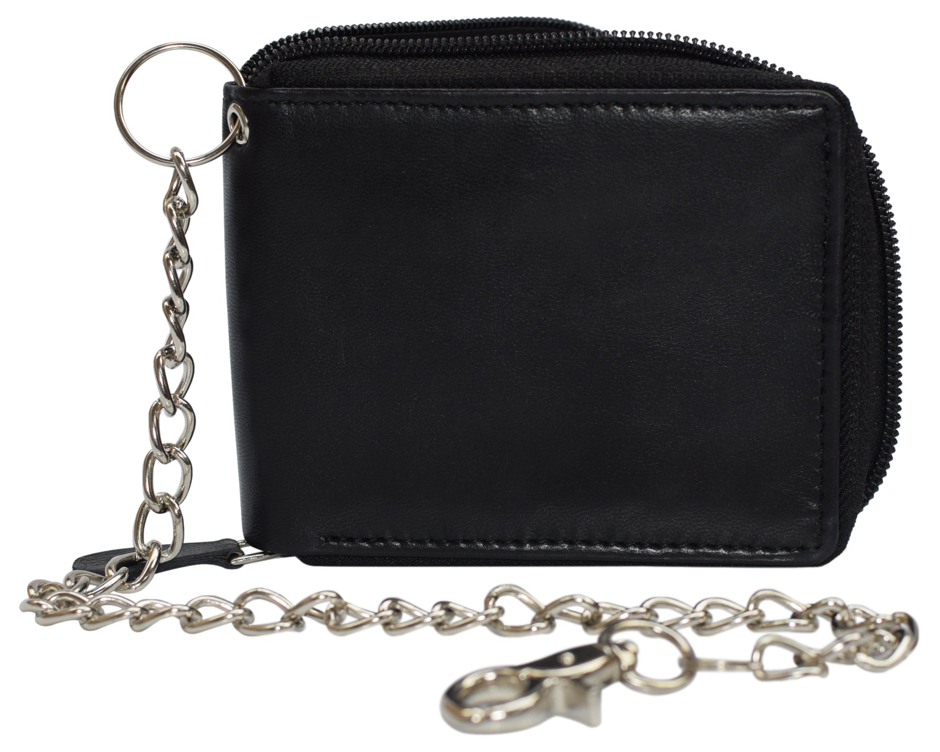 Swiss Marshall Men's Zipper RFID Blocking Premium Leather Zip-Around ID ...
