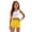 Yellow, variant on Girls Pure Color Casual Swim Shorts for Girls – Lightweight Beachwear Bottoms for Sunny Summer Nylon Comfortable Fit With Secure Elastic Waistband Girls Bathing Suits