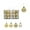 #155-Gold, variant on Cheapark 30-Piece Shatterproof Christmas Ball Ornaments Set - Multiple Styles for Christmas Tree & Parties, Festive Decor for Holidays