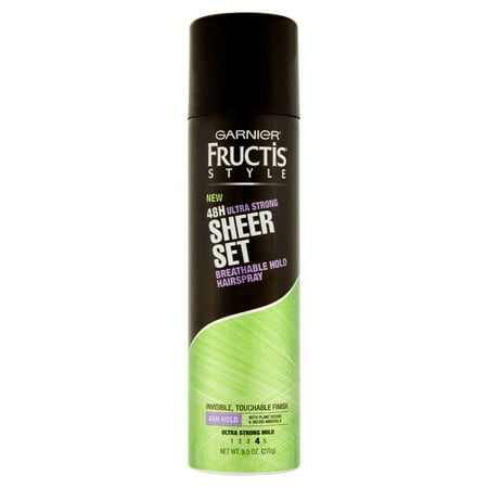 Garnier Fructis Style 48H Ultra Strong Sheer Set respirante Tenir Hairspray 9,5 oz