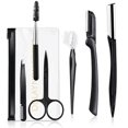 thumbnail image 1 of Kit de afeitadora para cejas Juego profesional de cuidado de cejas 6 en 1 para mujeres y hombres, que incluye 3 afeitadoras para cejas, recortadora, 1 pinza, 1 tijera, 1 rodillo de pestañas, 1 bolsa d, 1 of 5