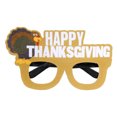 thumbnail image 5 of comerut Thanksgiving Glasses Frame Exquisite Turkey Pumpkin Pattern Eyeglasses Frame for Festivals Parties Decor, 5 of 7