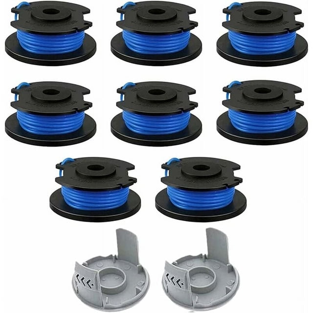 Air Powered Spool Cap Set, Repairing And Replacement For Ryobi One+ 18V, 24V, 40V Cordless Trimmers, CounterClockwise Rotation Design