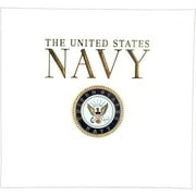 Navy 12X12 Postbound Scrapbook, White