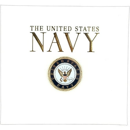 Navy 12X12 Postbound Scrapbook, White