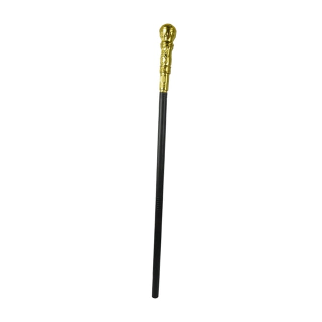 Bastón de Halloween Dorado para Disfraz Perfecl 60 cm