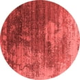 thumbnail image 1 of Ahgly Company Indoor Round Oriental Red Industrial Area Rugs, 5' Round, 1 of 4
