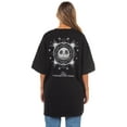 thumbnail image 3 of Nightmare Before Christmas Women's Short Sleeve Tunic Side Slit Distressed Seam Adult Pullover Sweatshirt, 3 of 6