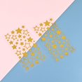 thumbnail image 2 of Pegatina decorativa para teléfono móvil con purpurina dorada y pasta estilo estrella, pegatina de pvc transparente para juguete infantil, 2 of 5