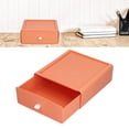 thumbnail image 3 of Jewelry Container, Fluent Opening Closing Labor Saving Convenient Dustproof Square Desktop Organizer  For Stationary For Makeup Accessories For Jewelry Orange, 3 of 8