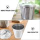 thumbnail image 3 of 2pcs Multifunctional Household Mini Desktop Pen Holder Small Trash Can Case, 3 of 4