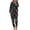 Black With Pink Hearts, variant on Pajamas Women's Long Sleeve Pj Set Soft 2 Piece Loungewear Sleepwear with Jogger Pants