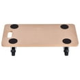 thumbnail image 5 of Gymax 440lbs Platform Dolly Rectangle Wood Utility Cart Wheeled, 5 of 8