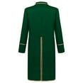 thumbnail image 3 of Tuphregyow Women's Leisure Retro TailCoat Long Sleeve Casual Cardigan Solid Trendy Fashion Soft Travel Coat Button Down Green S, 3 of 3