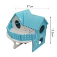 thumbnail image 6 of Visland PVC Hamster House, Compound Villa Design, Funny Living Hut Nest Toy for Small Animals Like Dwarf Hamster and Mouse, 6 of 6