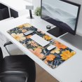 thumbnail image 2 of Long Mouse Pads for Desk,Pioneer Flower Floral Print Pattern Desk Mats on Top Of Desks, Desk Mouse Pad Extra Large with 3mm Non-Slip Base and Stitched Edge for Gaming,Office,Work,Home 31.5"x11.8", 2 of 6